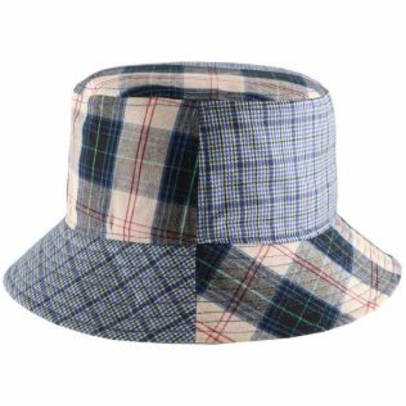 KANGOL Plaid Mashup Bucket - Picture 4 of 11